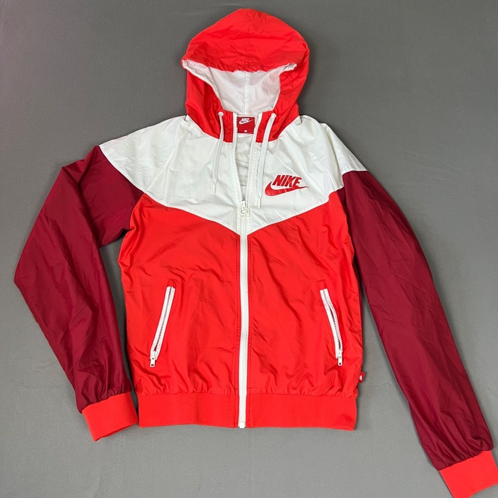 Nike Windrunner Jacket Women's Size Small Hoodie Full Zip Color Block Retro